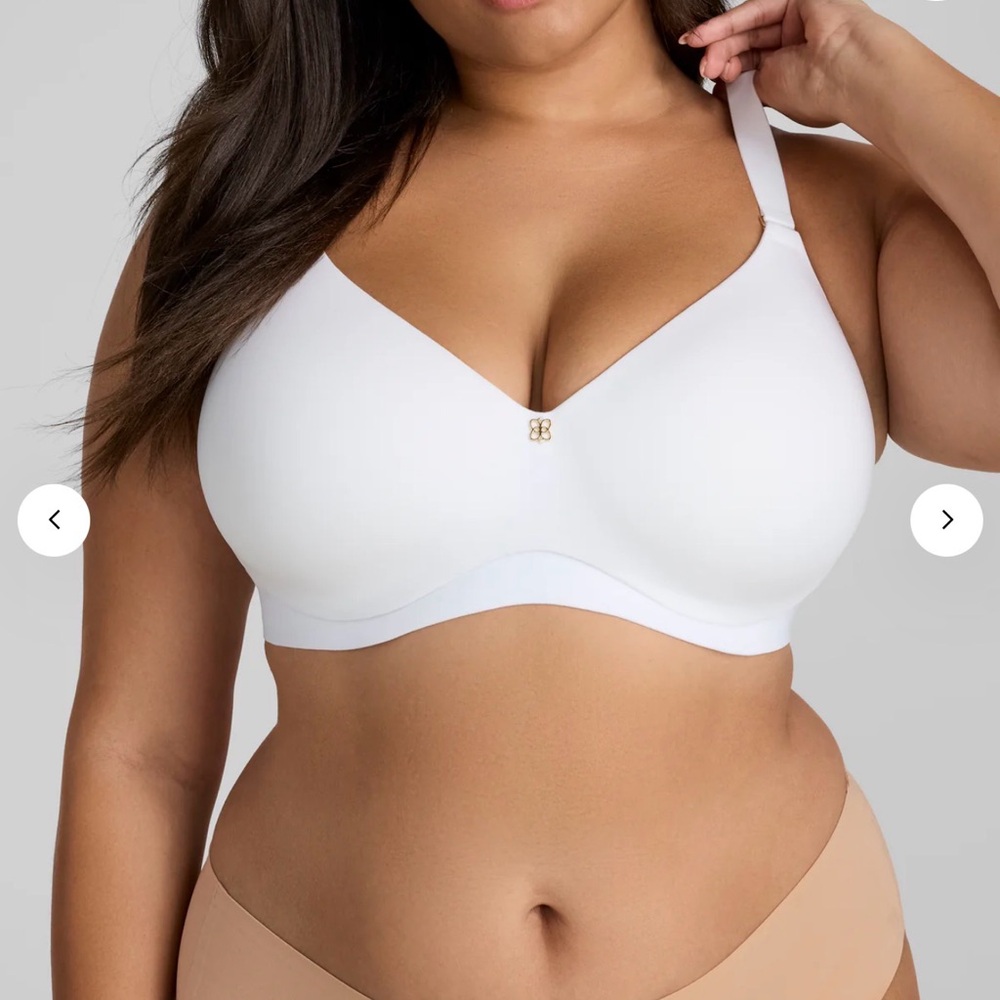 Honeylove Smooth Wireless T-Shirt Bra in White